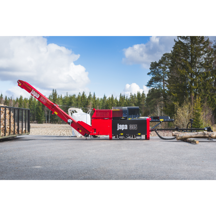 Japa® 395 TRE – Linie despicare-tăiere lemne, 10 kW electric + PTO, despicare 12,5 t [20]