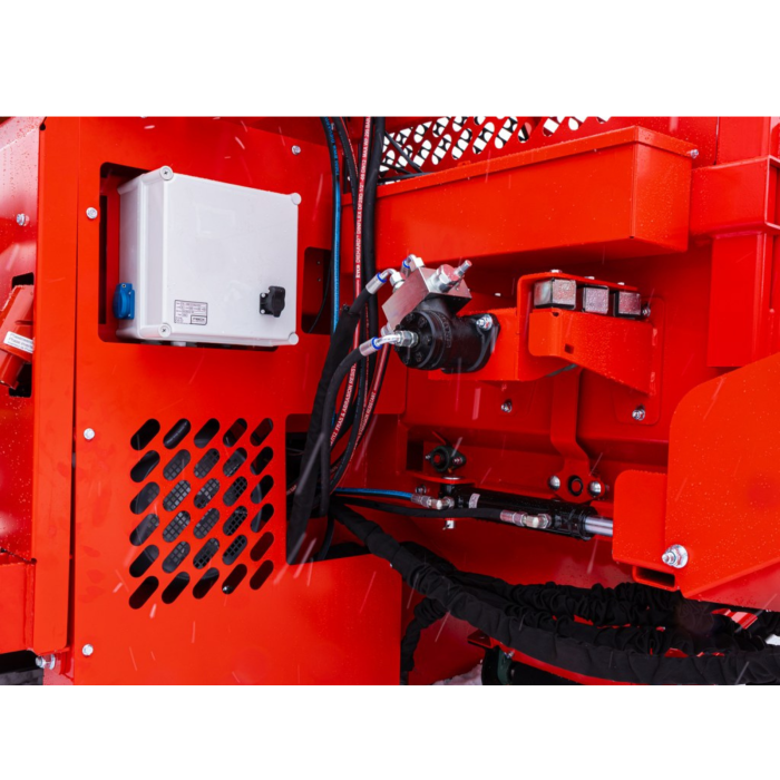 Linie tăiere‑despicare lemne Japa® 505 PRO E – motor electric 15 kW, Ø 50 cm, 16 t forță [9]