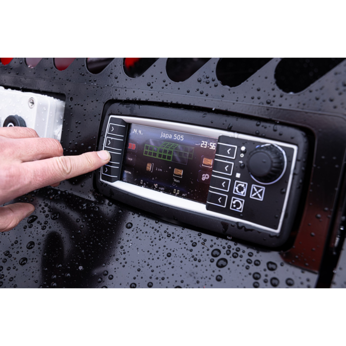 Linie tăiere‑despicare lemne Japa® 505 PRO E – motor electric 15 kW, Ø 50 cm, 16 t forță [17]