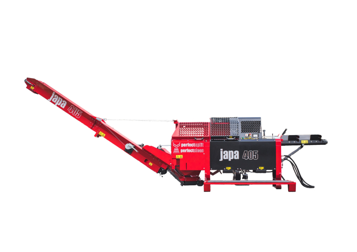 Japa 405 TRE – Linie profesională electrică 10 kW pentru tăiere & despicare (12,5 tone), Perfect Split & Clean, buștean 40 cm [1]