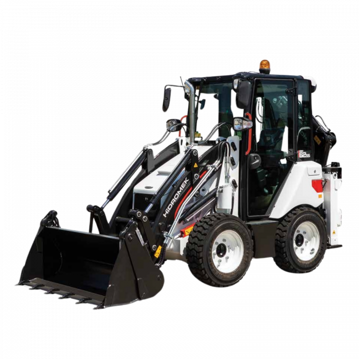 Mini Buldoexcavator cu roti Hidromek, 5 tone, motor Kubota 65 cp, AC, HMK 62 SS [6]