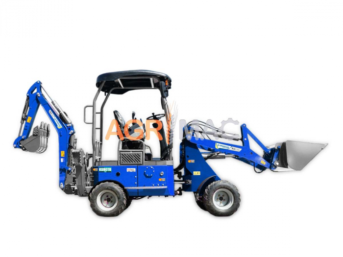 Mini Încărcător Articulat BLD2300 cu Excavator – 4×4, 19 CP, Motor Kubota, Compact 1,2 m [3]