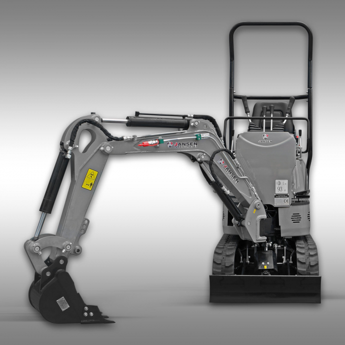 Mini Excavator Jansen MB-800, 800 kg, Motor Benzină Kohler 9.5 CP - Disponibil la Uneltisimo.ro [7]