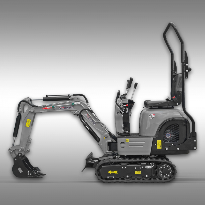 Mini Excavator Jansen MB-800, 800 kg, Motor Benzină Kohler 9.5 CP - Disponibil la Uneltisimo.ro [4]