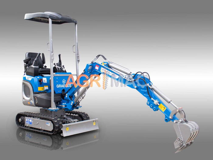 Miniexcavator EB12 14 CP Motor KUBOTA D722 3 cilindrii Diesel [7]