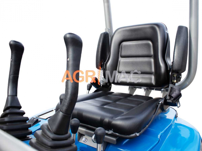 Miniexcavator EB15 16 CP Motor KUBOTA D902 Diesel, 3 cilindrii, sistem rotire hidraulic EATON [7]