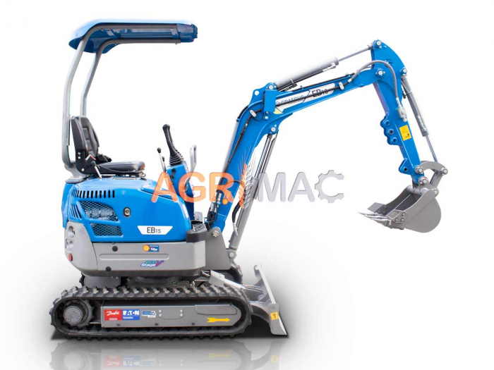 Miniexcavator EB15 16 CP Motor KUBOTA D902 Diesel, 3 cilindrii, sistem rotire hidraulic EATON [11]