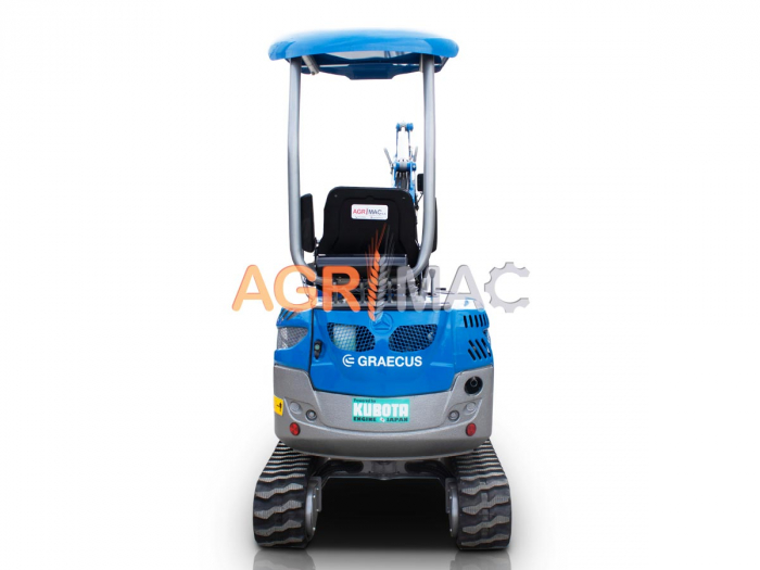 Miniexcavator EB15 16 CP Motor KUBOTA D902 Diesel, 3 cilindrii, sistem rotire hidraulic EATON [2]