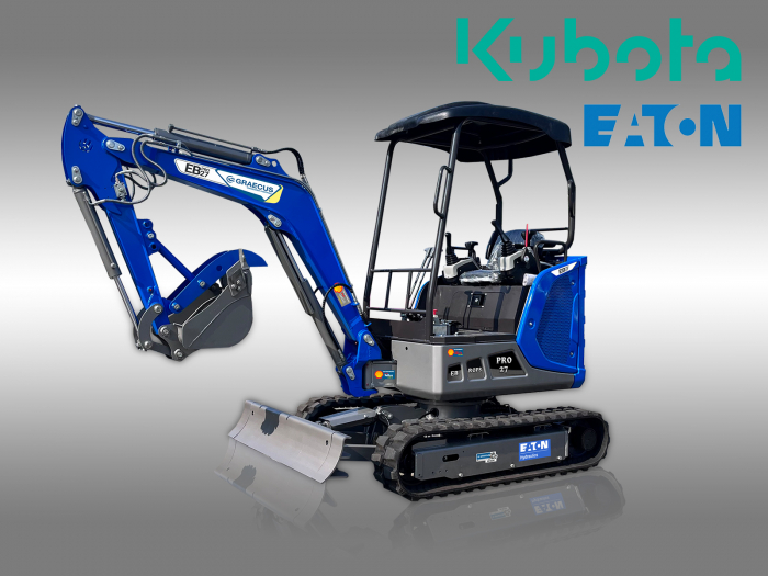 Miniexcavator EB27 19 CP Motor KUBOTA D1105 Diesel, 3 cilindrii [2]
