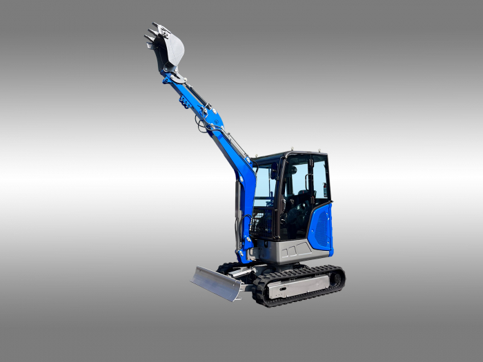 Mini Excavator cu Șenile Rabatabile și Cabină Spațioasă, Motor Diesel KUBOTA D1105 19 CP [3]