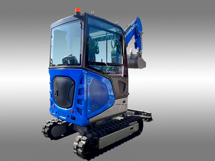Mini Excavator cu Șenile Rabatabile și Cabină Spațioasă, Motor Diesel KUBOTA D1105 19 CP [4]
