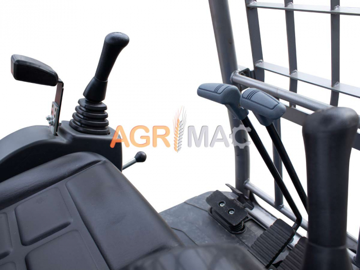 Mini Excavator cu Șenile Reglabile, 2 TONE, Motor Diesel KUBOTA D902 16 CP [18]