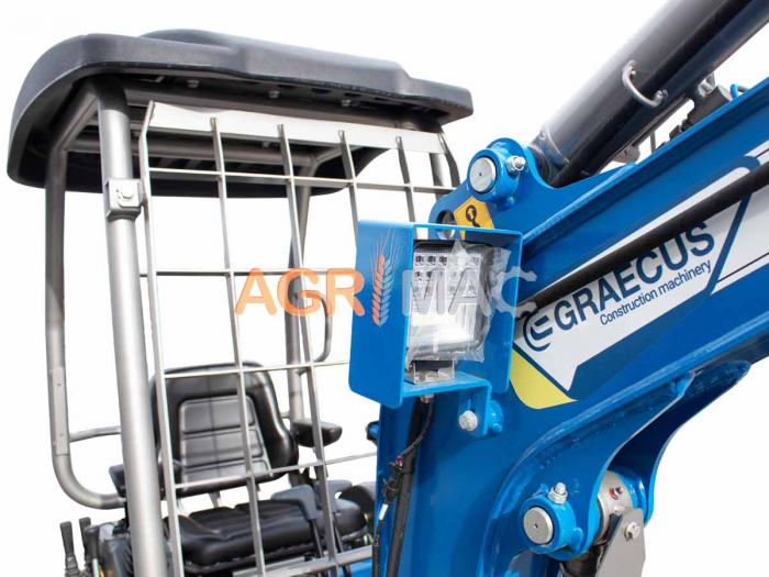 Mini Excavator cu Șenile Reglabile, 2 TONE, Motor Diesel KUBOTA D902 16 CP [10]
