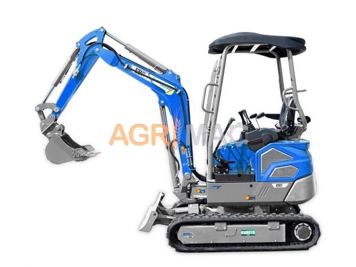 EB21-PRO – Miniexcavator 2.1 T cu Braț Lateral, Motor Kubota și Cupă 400 mm [2]