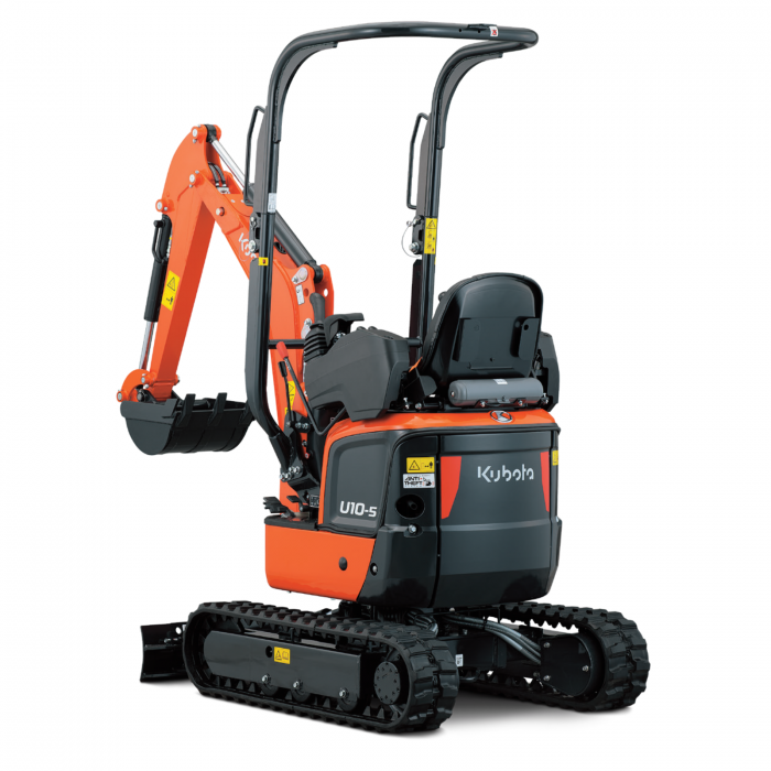 Miniexcavator Kubota U10-5 – 1.1T, motor diesel 10 CP, ideal pentru spații înguste [2]