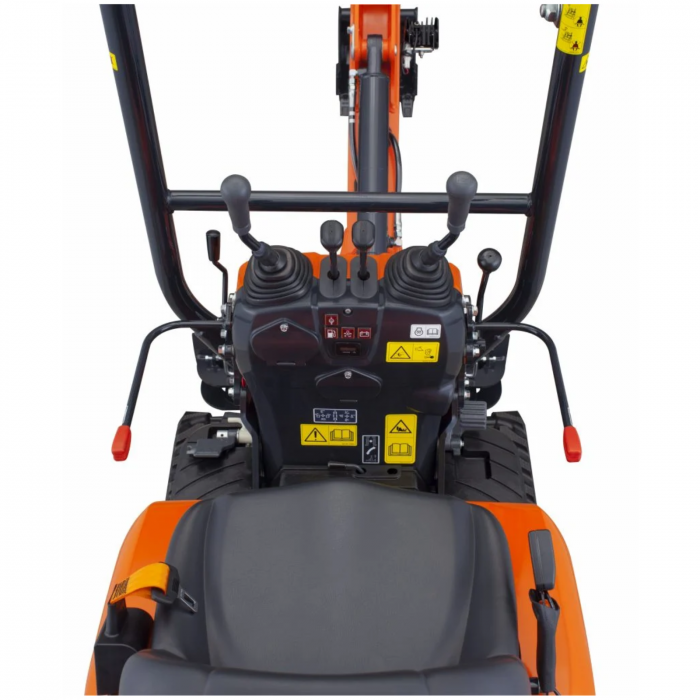 Miniexcavator Kubota K008-5, 1 Tonă, Motor Diesel 10 CP [4]
