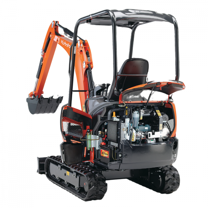 Miniexcavator Kubota KX019-4 – 15.7 CP, 1.8 T, diesel compact [3]