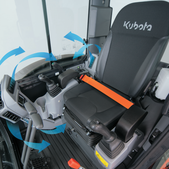 Miniexcavator Kubota KX042-4α – 40.4 CP, 4T, diesel compact [3]