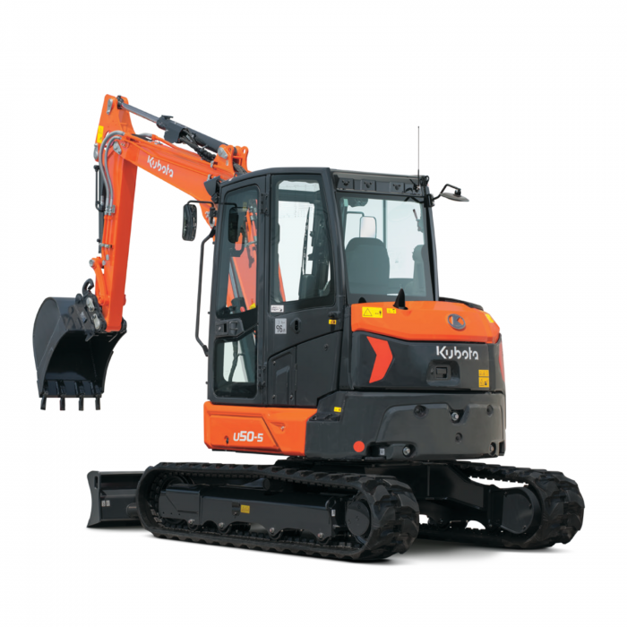Miniexcavator Kubota U50-5 – 40.4 CP, 4.8T, diesel compact [2]