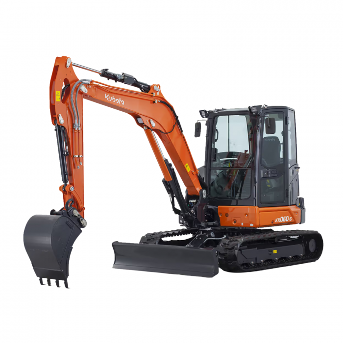 Miniexcavator Kubota KX060-5 – 47.6 CP, 5.5T, diesel performant [1]