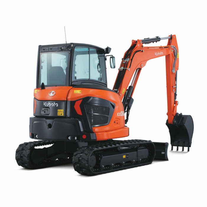 Miniexcavator Kubota KX085-5 Mono Boom – 63.2 CP, 8.4T, diesel performant [2]