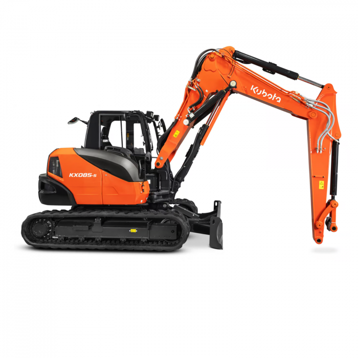 Miniexcavator Kubota KX085-5 2 Piece Boom – 63.2 CP, 9.1T, brat articulat, cabină spațioasă [3]