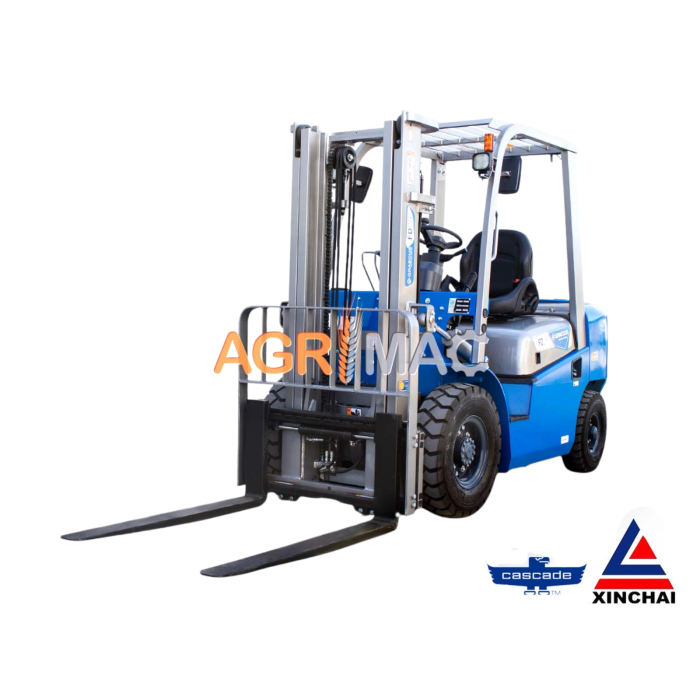 Motostivuitor diesel Clark 2.5T Xinchai C490 cu catarg Duplex 3000 mm și furci 1220 mm [1]