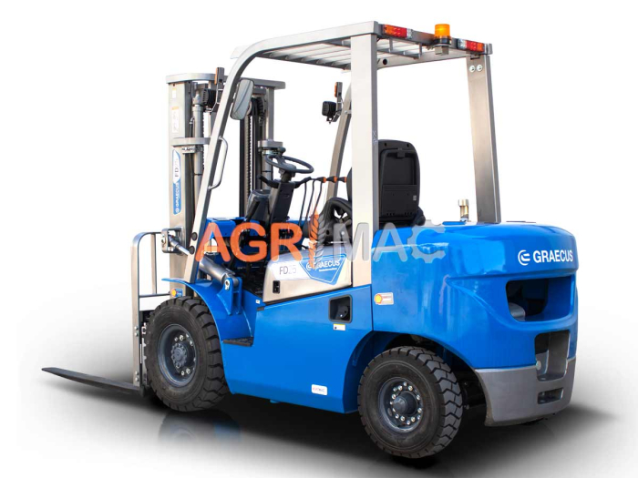 Motostivuitor diesel Clark 2.0T Xinchai Stage V cu catarg Duplex 3000 mm și furci 1220 mm [5]