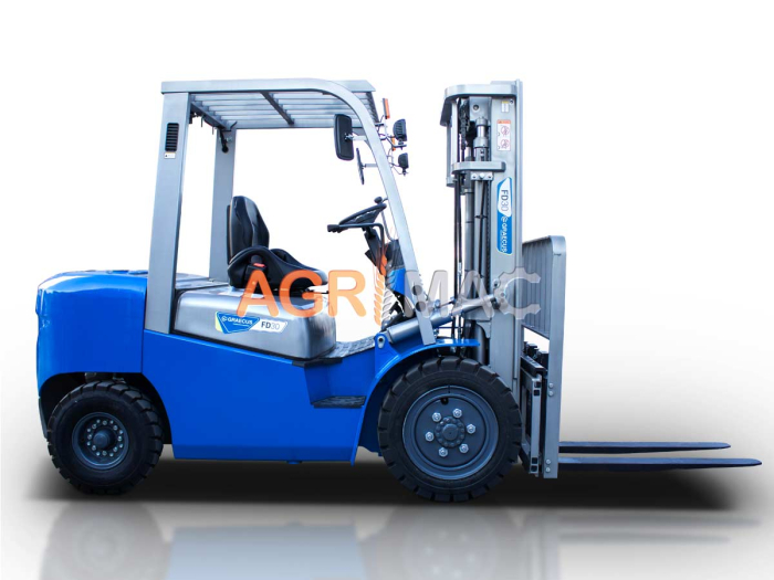 Motostivuitor diesel Clark 3.0T Xinchai Stage V cu catarg Triplex 4500 mm și furci 1220 mm [7]
