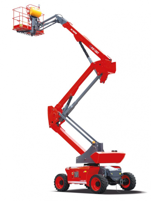 Nacelă electrică 4x4 Magni EAB18RT – 18 metri, 320 kg, teren accidentat [1]