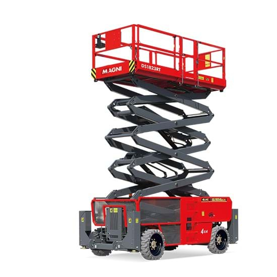 Nacelă foarfecă Magni DS1823RT – 18 metri, diesel, 680 kg, teren accidentat | Uneltisimo.ro [2]