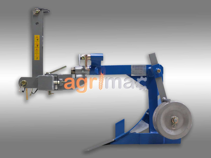 Plug MOA6‑M – Plug monocorp reglabil pentru tractoare 10‑30 CP, cu cuțit frontal detașabil și roată de sprijin [5]