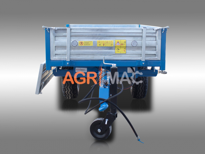 Remorcă agricolă MT3000-3H – 3000 kg, basculare hidraulică triplă, frâne ADR [18]