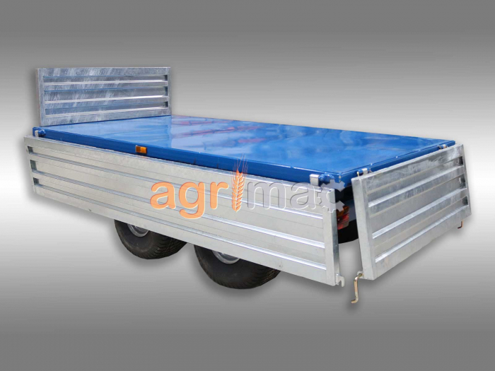 Remorcă agricolă DT2500-H – 2500 kg, basculare hidraulică, obloane galvanizate [4]
