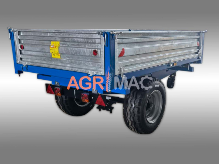 Remorcă agricolă MT4000-3H, 4000 kg, basculare hidraulică triplă [5]