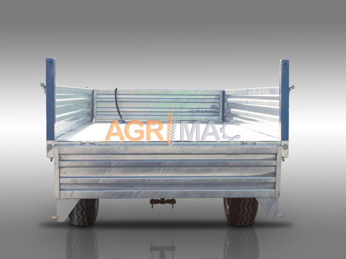 Remorcă agricolă MT5000-H – 5000 kg, basculare hidraulică, frâne ADR [10]
