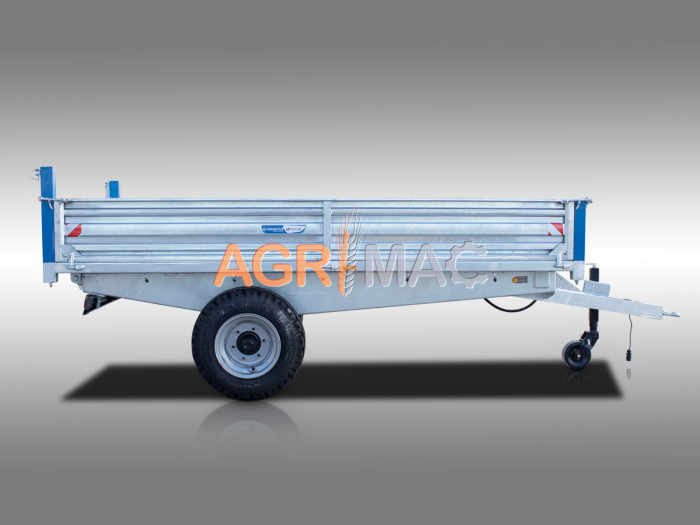 Remorcă agricolă MT5000-H – 5000 kg, basculare hidraulică, frâne ADR [2]