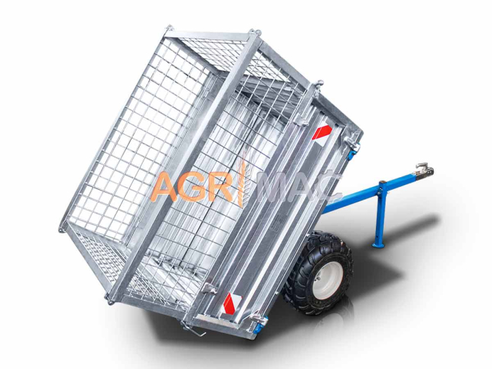 Remorcă agricolă MT600-M, 600 kg, basculare mecanică [13]