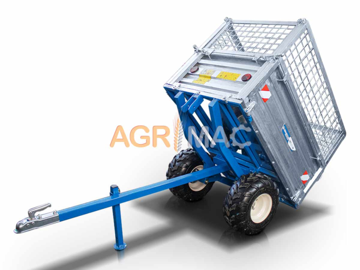 Remorcă agricolă MT600-M, 600 kg, basculare mecanică [9]