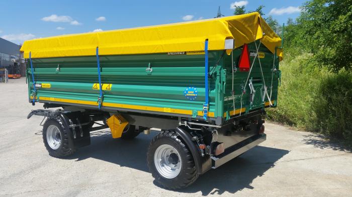 Remorcă Oehler ZDK 70 – 7T, 2 axe, basculare pe 3 părți, frânare pneumatică [4]