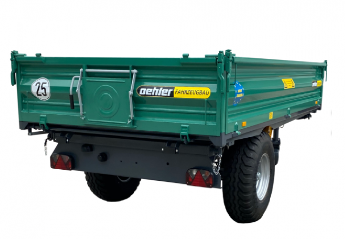Remorcă Oehler EDK 45 S – 4.5T, basculabilă 3 părți, axă BPW [4]