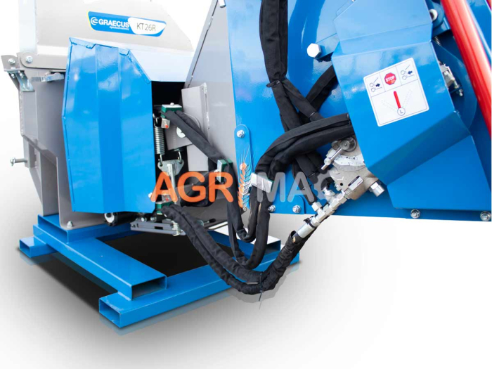 Tocător de crengi Graecus KT26R, PTO 70–120 CP, diametru 260 mm [16]