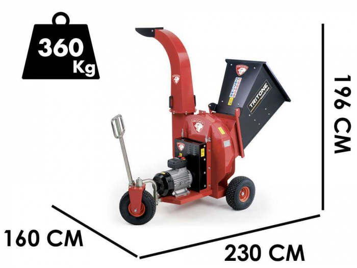 Performanță Ecologică | Tocător Electric TRITONE MONSTER | Disponibil pe Uneltisimo.ro [2]