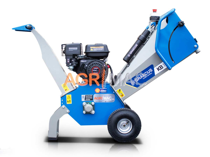 Tocător de crengi KB10, motor Loncin 6.5 CP, diametru 100 mm [6]