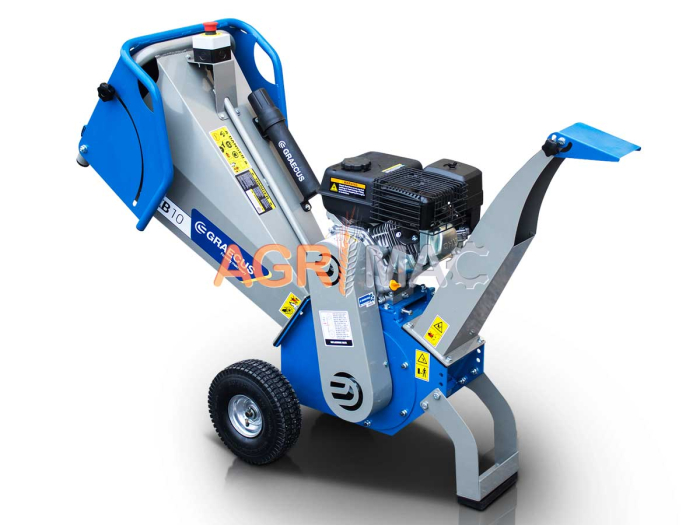 Tocător de crengi KB10, motor Loncin 6.5 CP, diametru 100 mm [10]