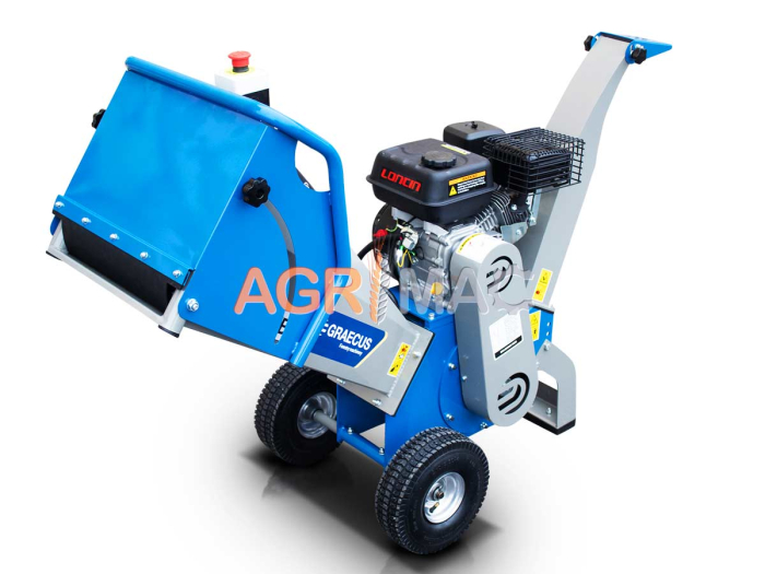 Tocător de crengi KB10, motor Loncin 6.5 CP, diametru 100 mm [9]