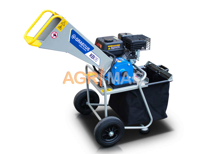 Tocător de crengi KB05, motor Loncin 6.5 CP, diametru 50 mm [12]