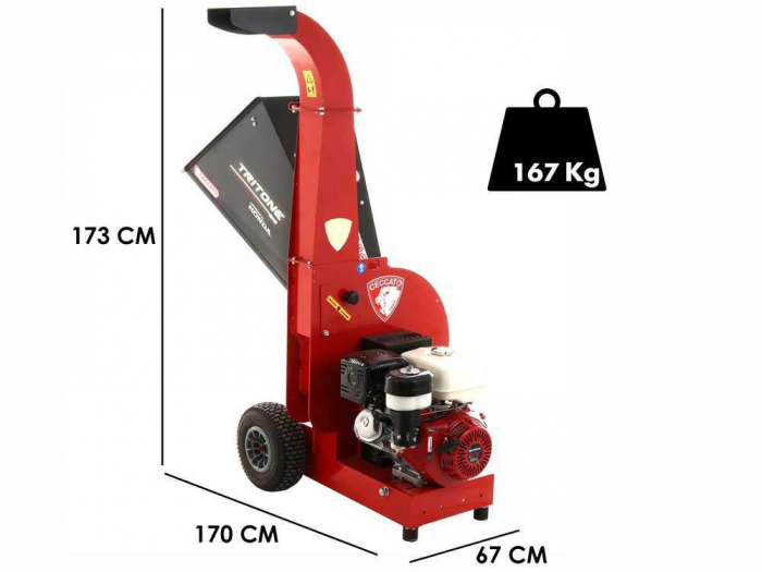 Performanță Profesională în Tocarea Lemnului | TRITONE BIG HONDA GX390 | Acum pe Uneltisimo.ro [4]