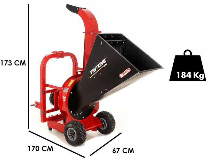Performanță și Durabilitate | Tocător TRITONE BIG PTO | Acum pe Uneltisimo.ro [2]
