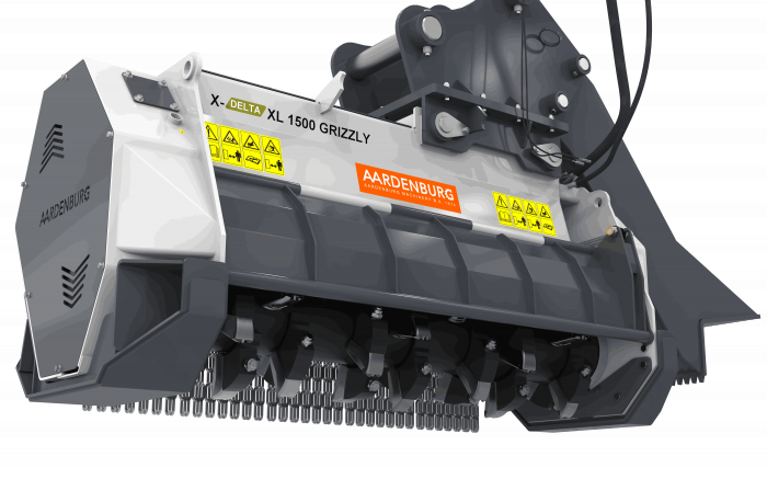Tocător forestier AARDENBURG X‑Delta XL 1500 Grizzly – 150 cm, 34 cuțite vidia, excavator 14–20 t [2]